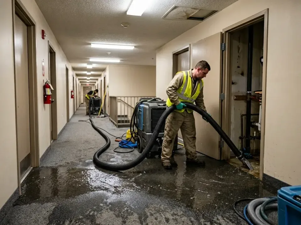 multi-unit-apartment-hallway-f-005 — frequently asked questions, Emergency Burst Pipe Water Extraction & Removal in Tarrant,…